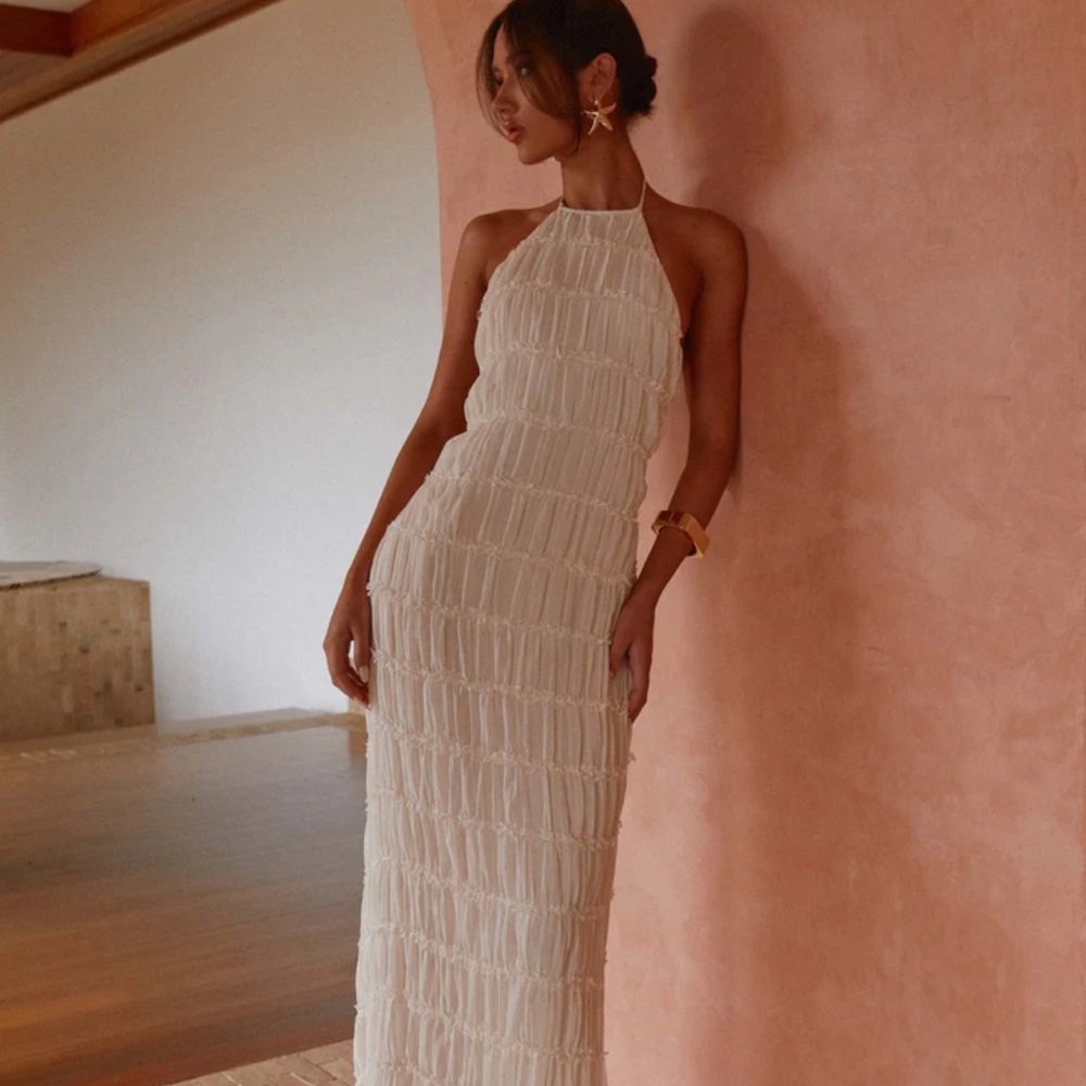 Peppermayo White Maxi Dress - Picture 3 of 5